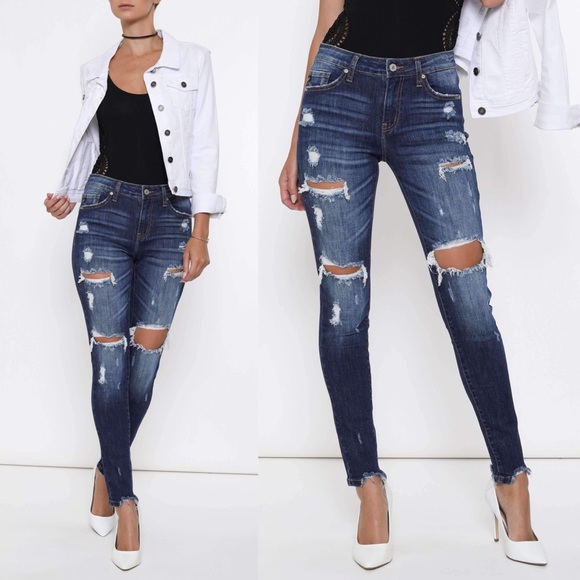 Denim - HAYDEN Distressed Skinnies